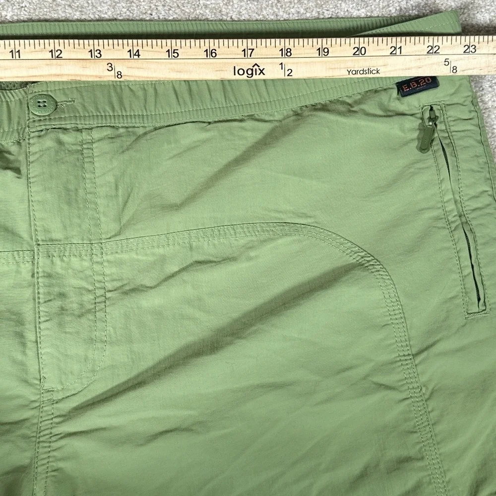 Eddie Bauer Swim‎ Trunks Mens XXL Mesh Lined 2XL Green Nylon Pockets Quick Dry - Picture 2 of 9